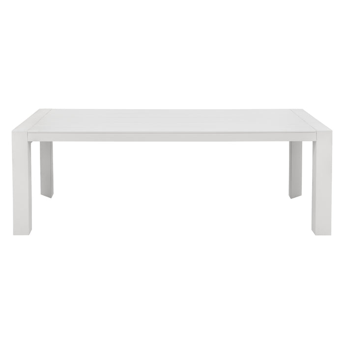 Sunpan Modern Merano 90" Rectangle Aluminum Dining Table