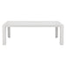 Sunpan Modern Merano 90" Rectangle Aluminum Dining Table