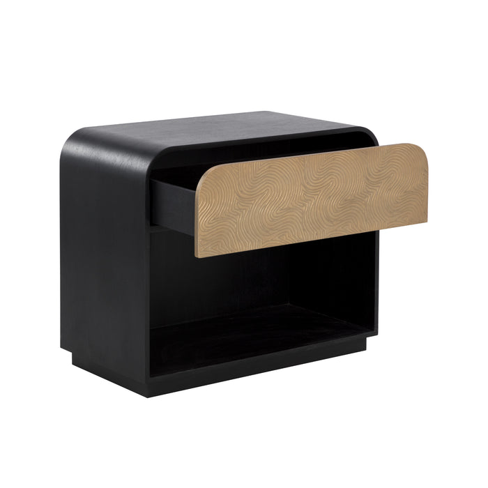 Sunpan Algarve Rectangular Mango Wood Veneer Nightstand