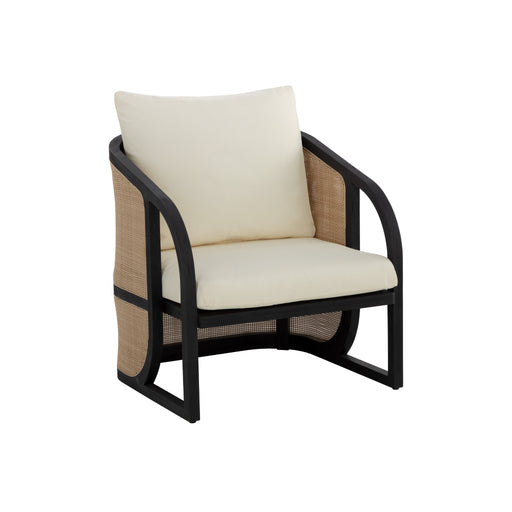 Sunpan Palermo Stinson Cream Lounge Chair 