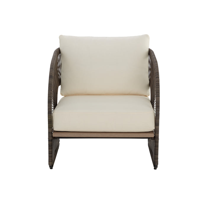 Sunpan Toulon Stinson Cream Lounge Chair