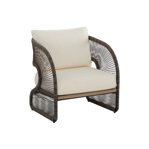 Sunpan Toulon Stinson Cream Lounge Chair