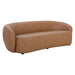 Sunpan Lorne Brown Leather Sofa 