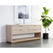 Sunpan Akava Solid Oak Wood Dresser 