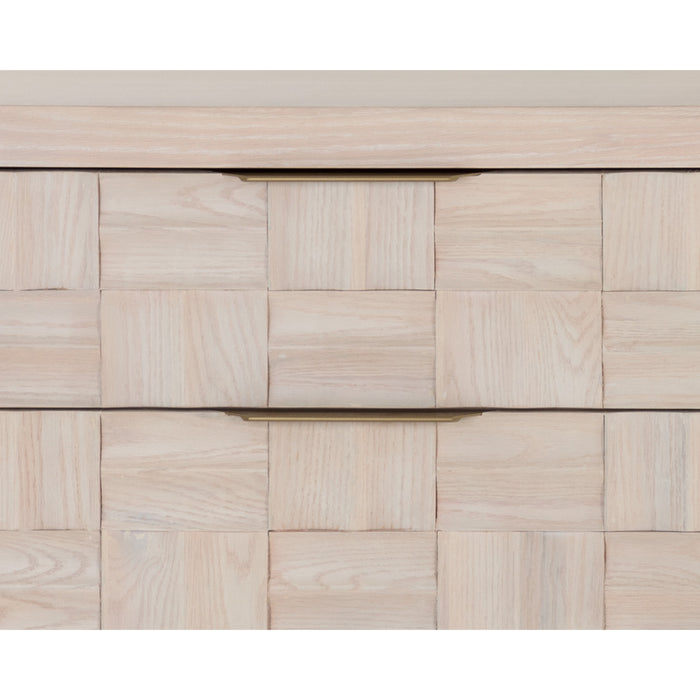 Sunpan Akava Solid Oak Wood Dresser 