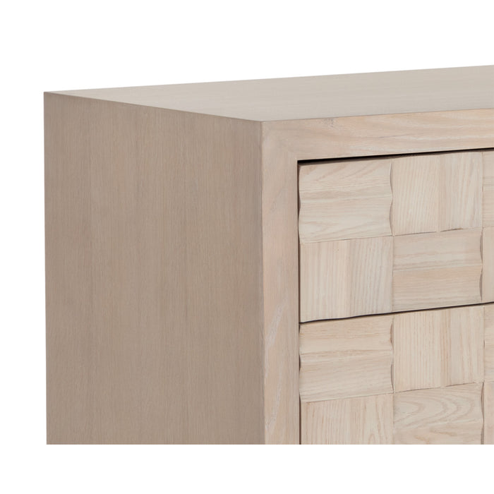 Sunpan Akava Solid Oak Wood Dresser 