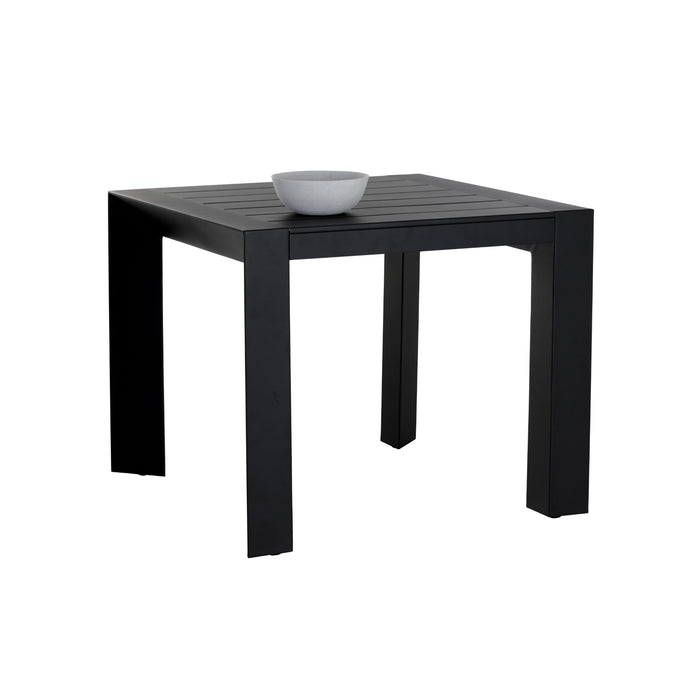 Sunpan Modern Merano 37" Square Aluminum Dining Table