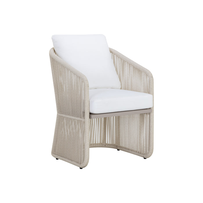 Sunpan Modern Allariz Fabric Dining Armchair