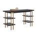 Sunpan Levigne Black Powder Coated Iron Desk 