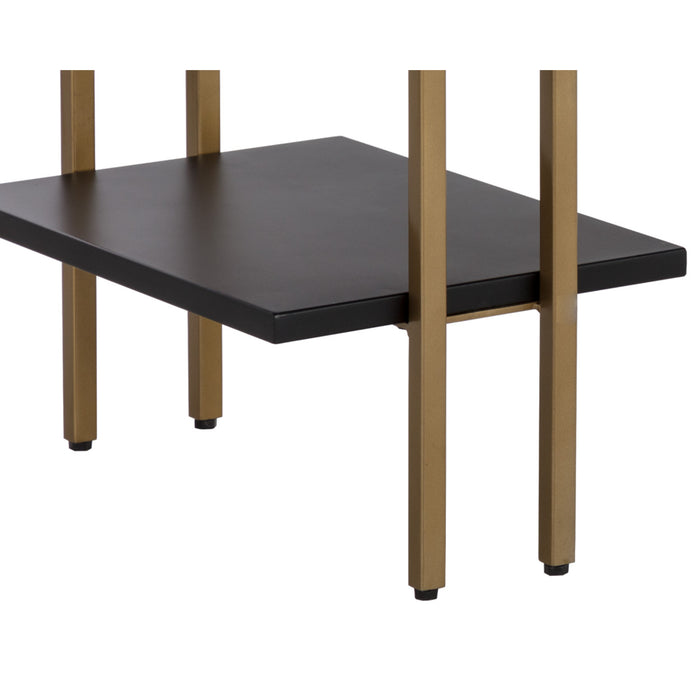 Sunpan Levigne Black Powder Coated Iron Desk 