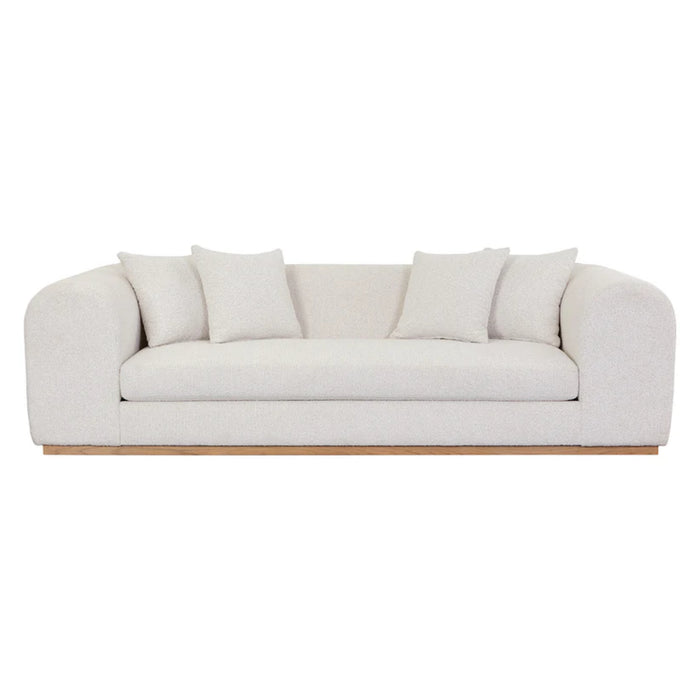 Sunpan Caspian White Sofa 