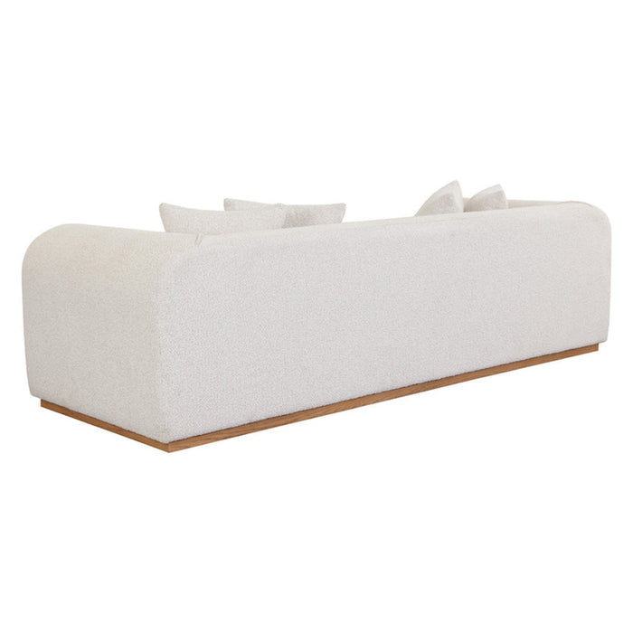 Sunpan Caspian White Sofa 