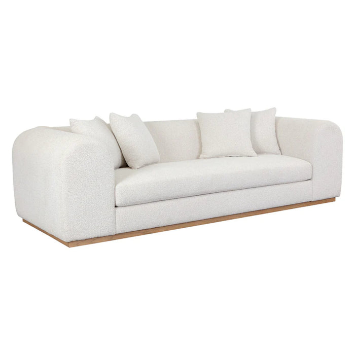 Sunpan Caspian White Sofa 