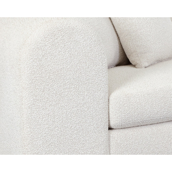 Sunpan Caspian White Sofa 