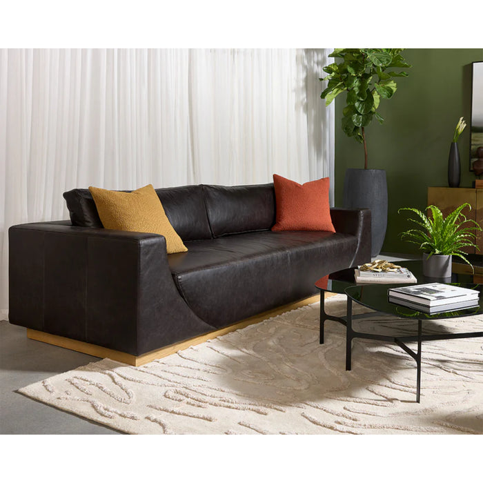 Sunpan Anakin Black Sofa