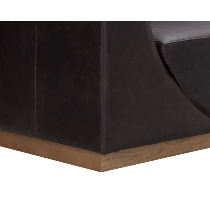 Sunpan Anakin Black Sofa