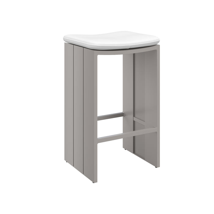 Sunpan Modern Verin Outdoor Aluminum Barstool