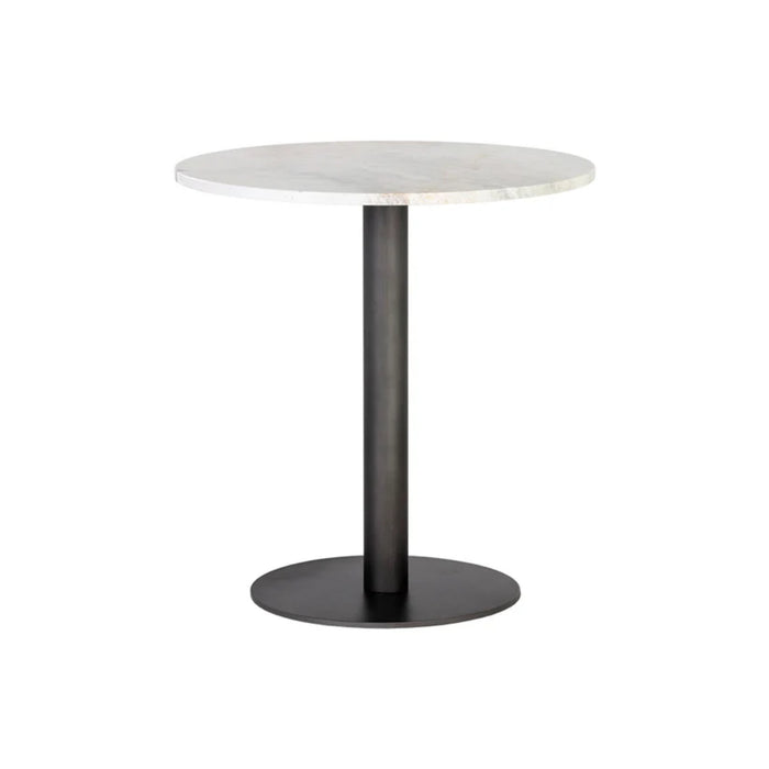 Sunpan Suki Small Round White MarbleBistro Table