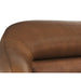 Sunpan Armani Brown Leather Sofa