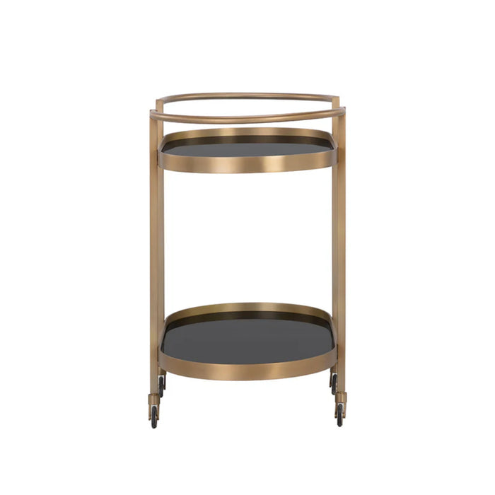 Sunpan Koen Gold Bar Cart