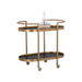 Sunpan Koen Gold Bar Cart