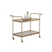 Sunpan Durva Gold Bar Cart 