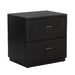 Sunpan Etienne Rectangular Paper Rope Drawer Wood Nightstand