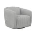 Sunpan Garrison Fabric Modern Swivel Lounge Chair
