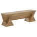 Sunpan Gregor Hancrafted Solid Acacia Wood Bench