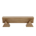 Sunpan Gregor Hancrafted Solid Acacia Wood Bench