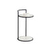 Sunpan Parga Indoor and Outdoor Round Concrete End Table