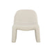 Sunpan Kessel White Concrete Modern Lounge Chair