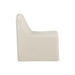 Sunpan Kessel White Concrete Modern Lounge Chair