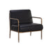 Sunpan Lathan Bovine Leather Modern Lounge Chair