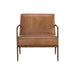 Sunpan Lathan Bovine Leather Modern Lounge Chair