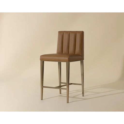 Sunpan Wilbur Brown Counter Stool