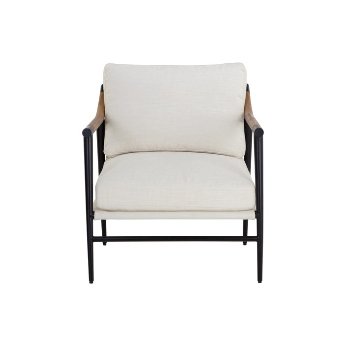 Sunpan Meadow Polyester Fabric Modern Armchair