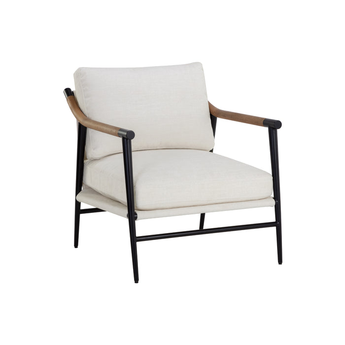 Sunpan Meadow Polyester Fabric Modern Armchair