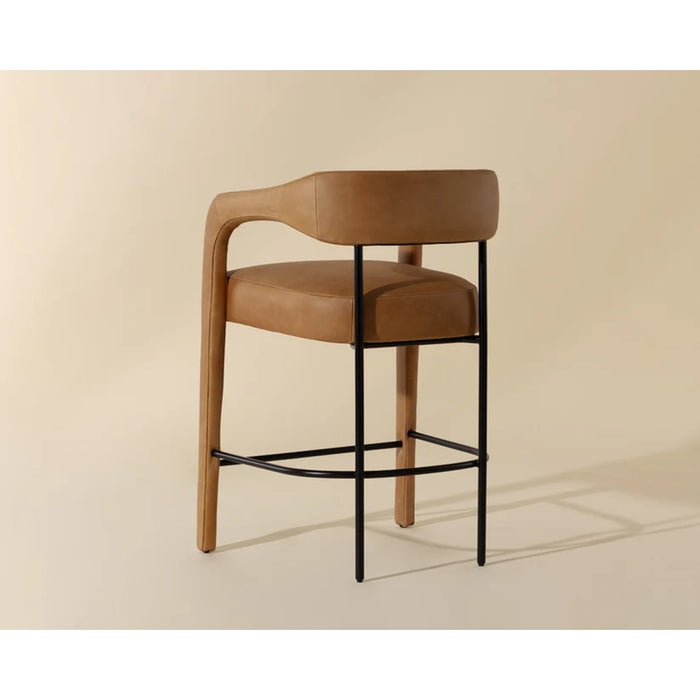 Sunpan Mavia Brown Counter Stool