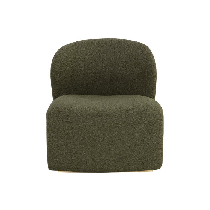 Sunpan Sophiene Copenhagen Olive Lounge Chair 