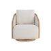 Sunpan Tasia Polyester Fabric Swivel Lounge Chair