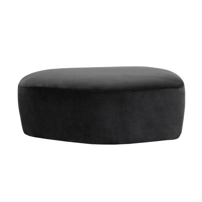 Sunpan Soraya Unique Shaped Fully Upholstered Ottoman