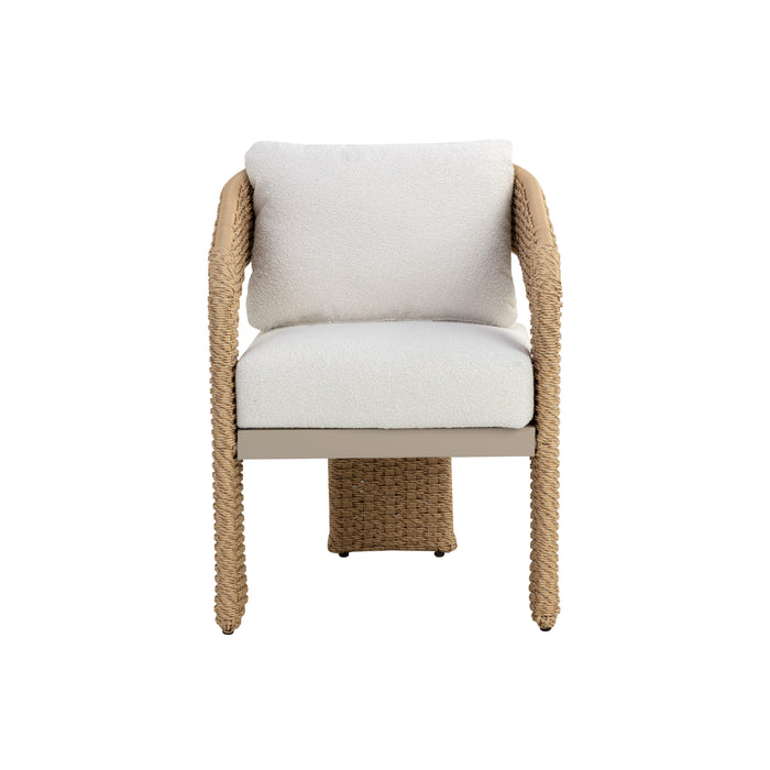 Sunpan Modern Pylos Outdoor Dining Armchair