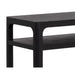 Sunpan Doncaster Black Solid Oak Wood Console Table