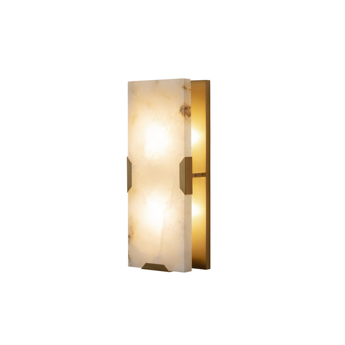 Sunpan Modern Rovira 20" Tall Alabaster Wall Sconce