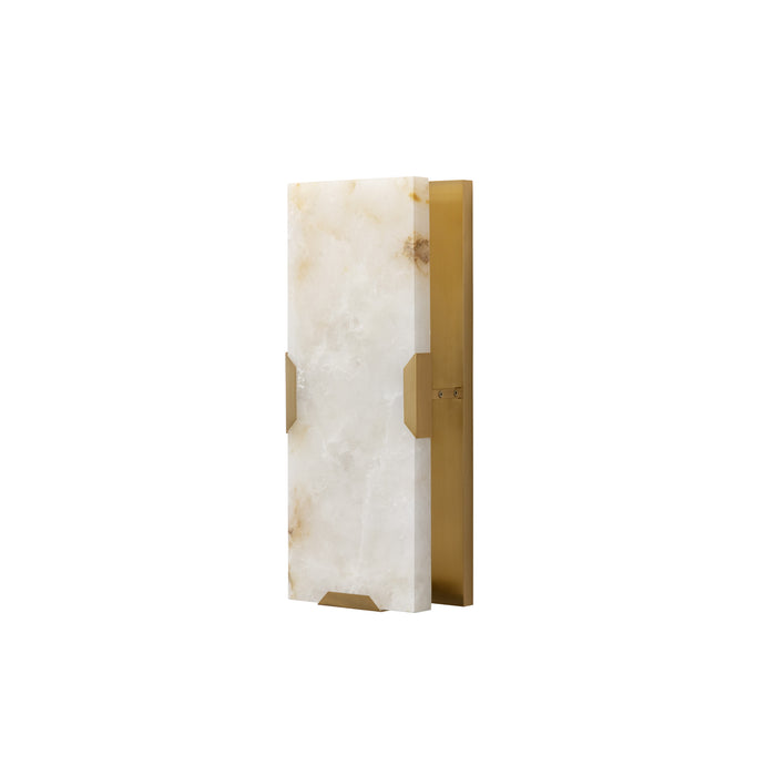 Sunpan Modern Rovira 20" Tall Alabaster Wall Sconce