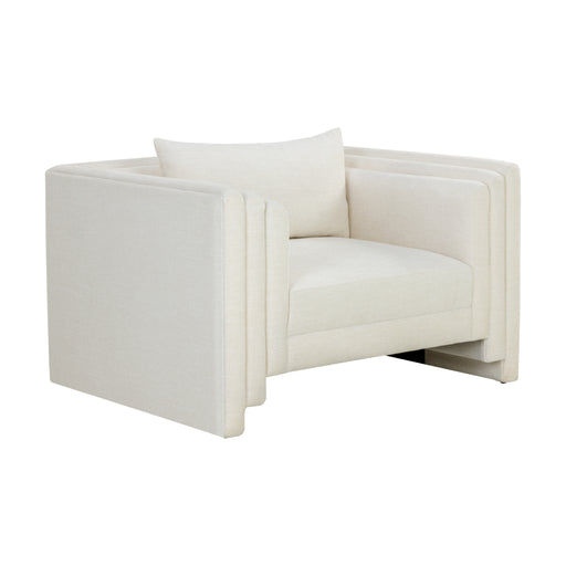 Sunpan Kira Velvet Fabric Modern Armchair
