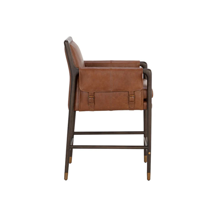 Sunpan Mauti Brown Counter Stool