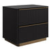 Sunpan Kalla Rectangular Solid Oak Wood Nightstand