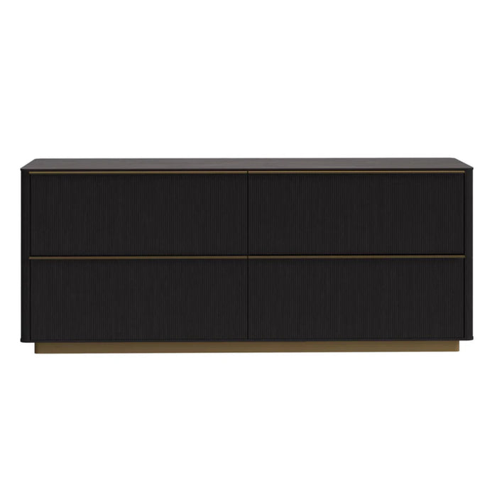 Sunpan Kalla Natural Solid Oak Wood Dresser